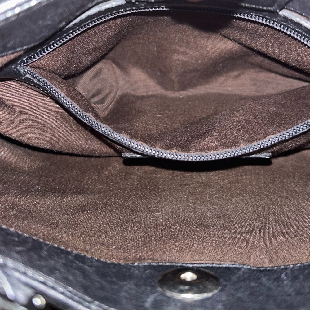 COACH Vintage Legacy Demi Small Hobo Bag - Black Leather 8319 - Picture 11 of 11